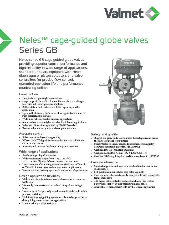 VALMET FLOW CONTROL
