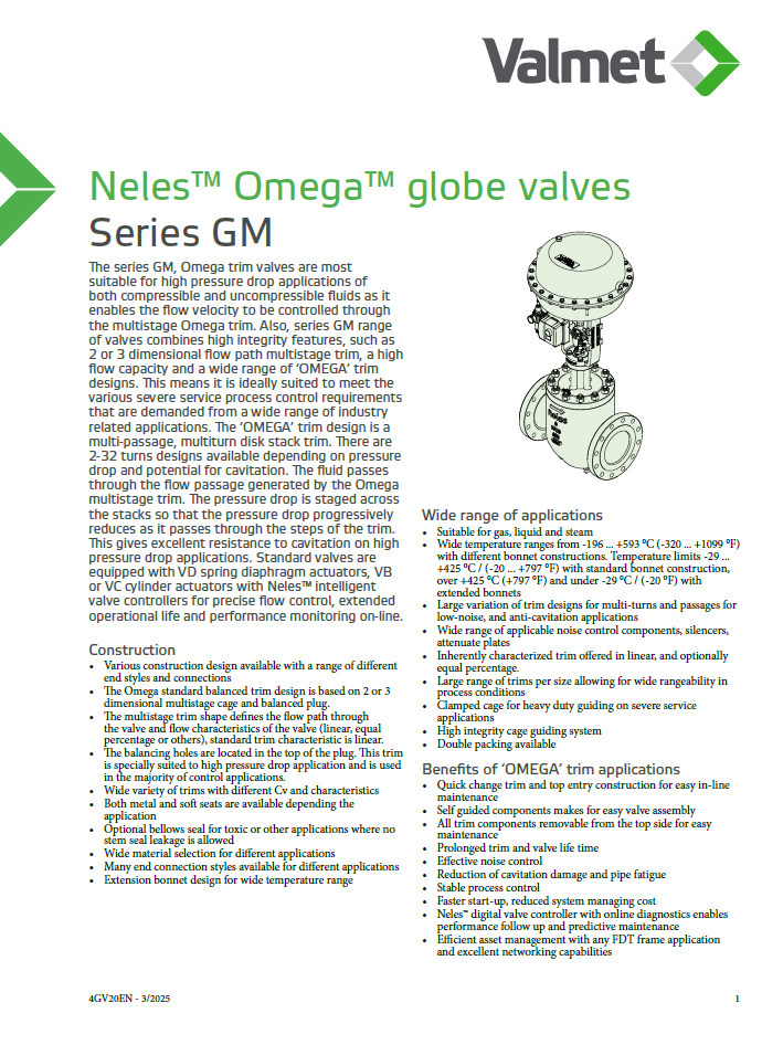 VALMET FLOW CONTROL