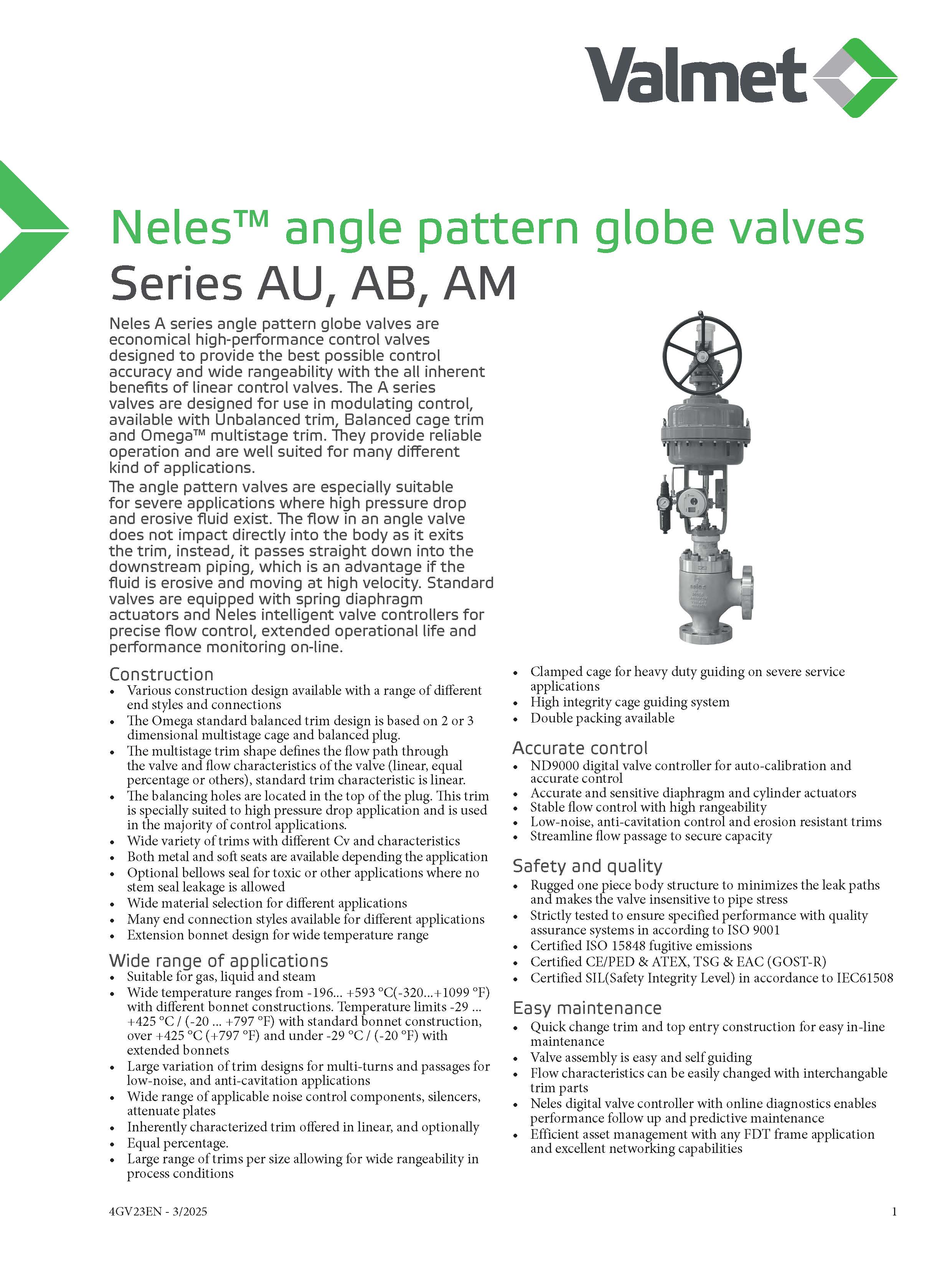 VALMET FLOW CONTROL